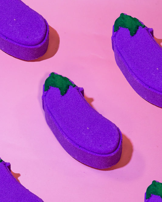 Eggplant Emoji Bath Bomb 🍆