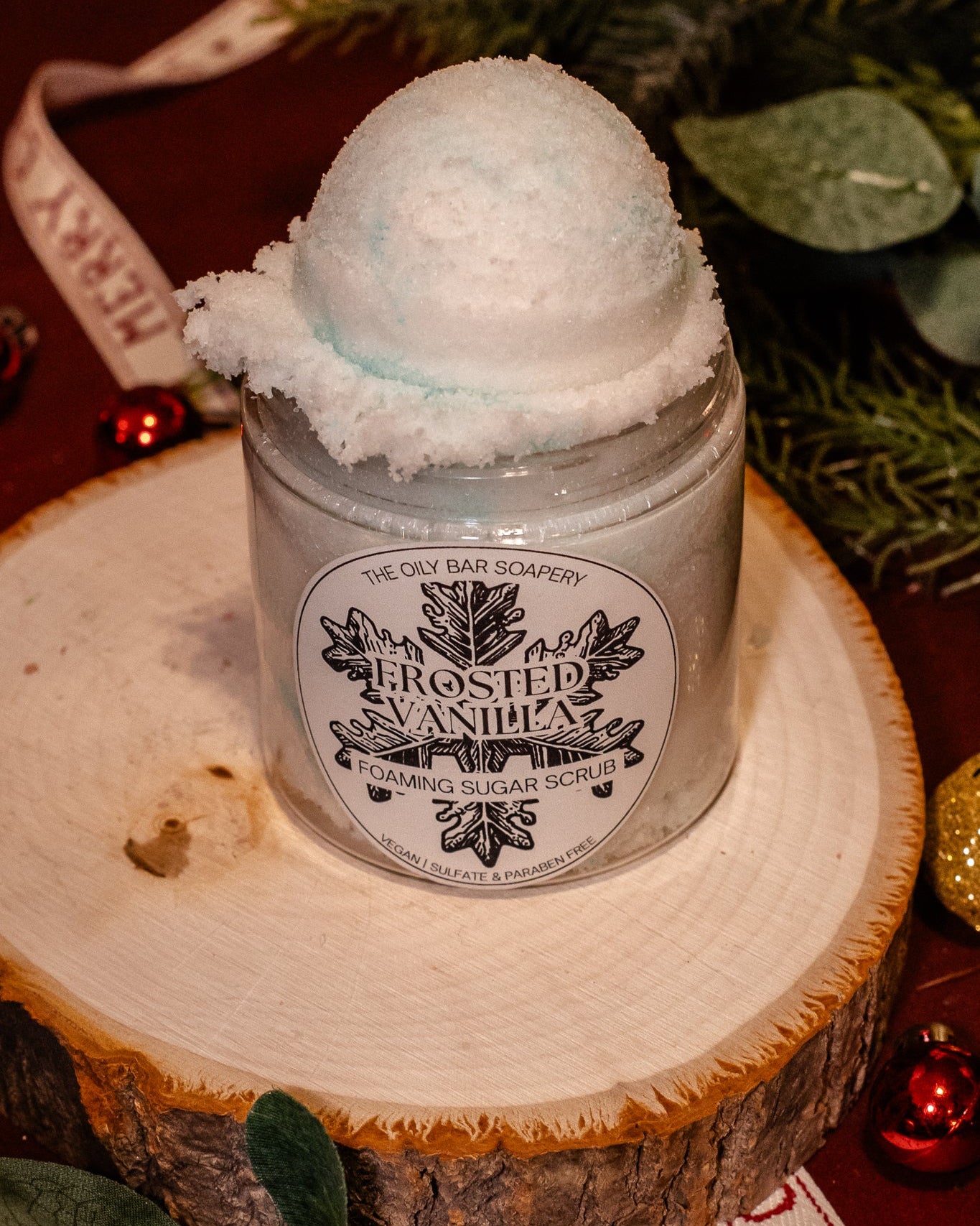 Frosted Vanilla Foaming Sugar Scrub