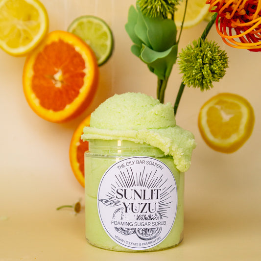 Sunlit Yuzu Foaming Sugar Scrub 🍋