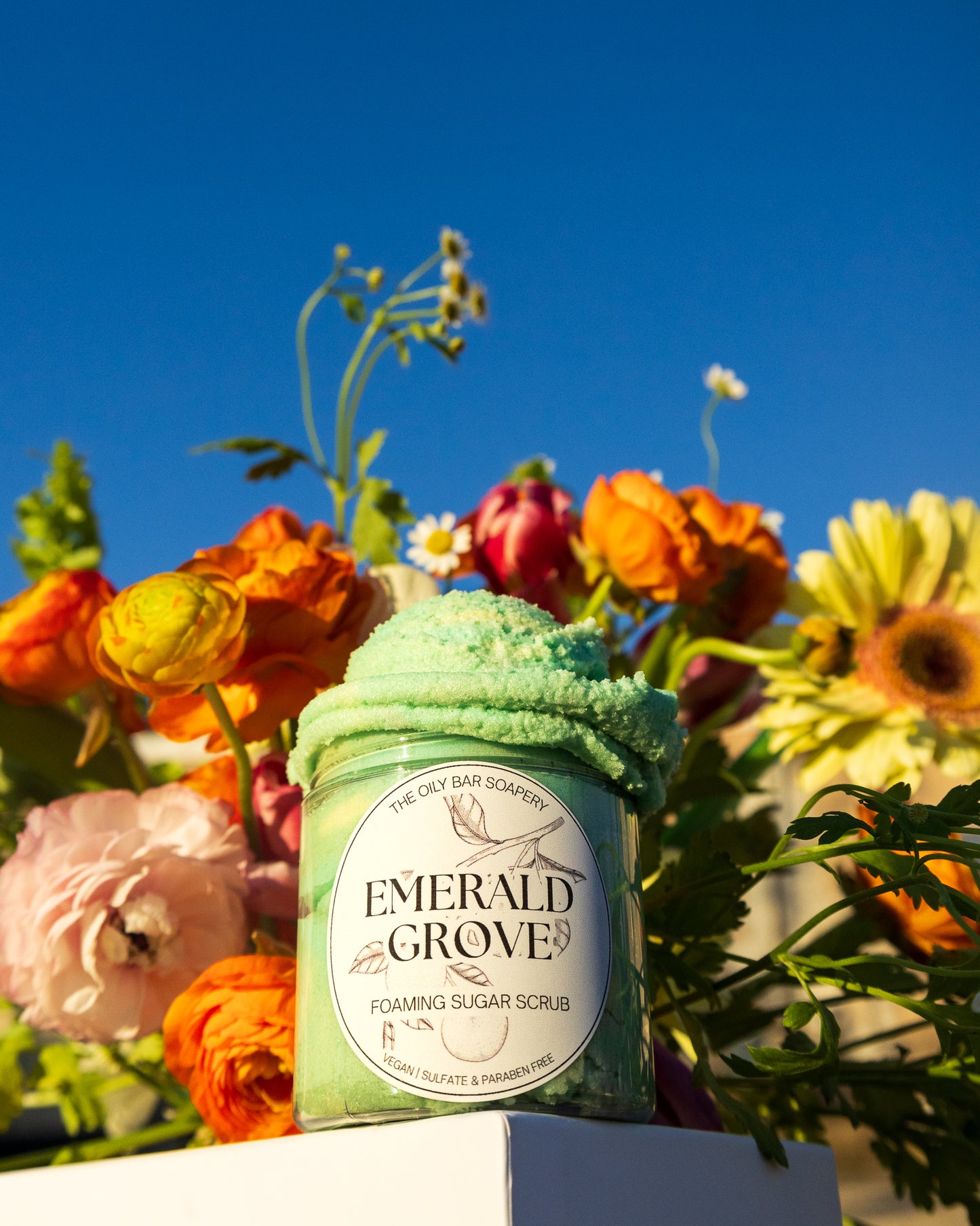 Emerald Grove Foaming Sugar Scrub 🌿