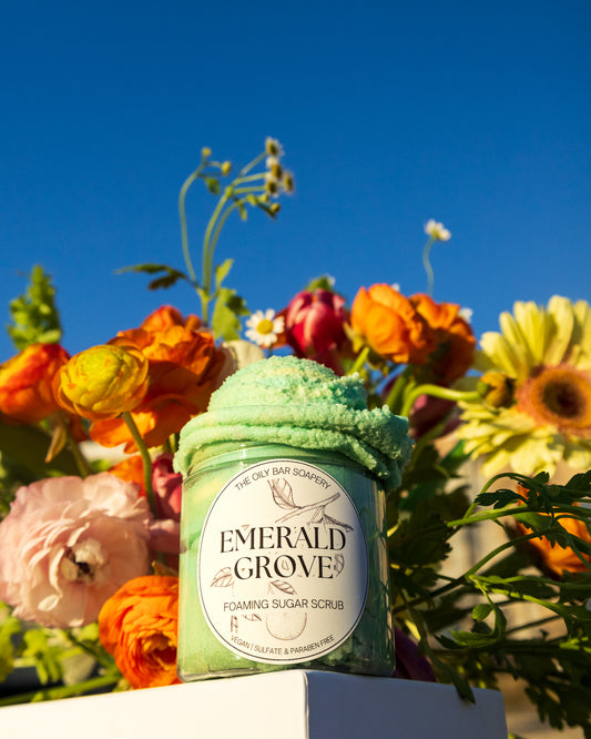 Emerald Grove Foaming Sugar Scrub 🌿
