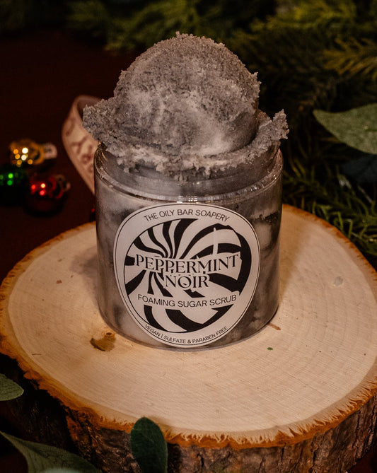 Peppermint Noir Foaming Sugar Scrub